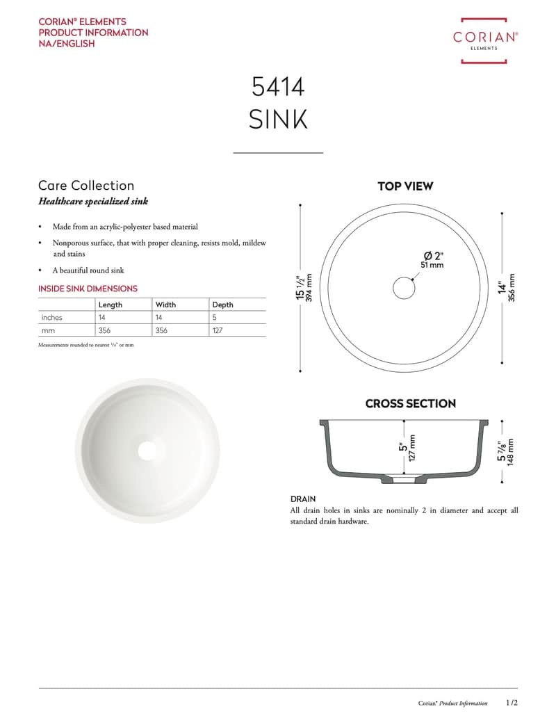 Corian Bath Sinks